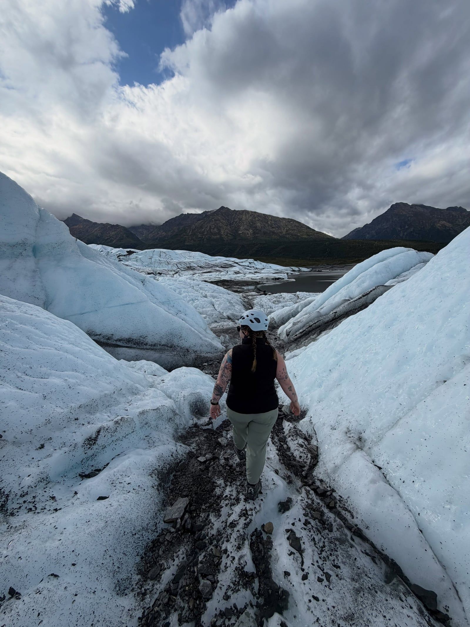 Matanuska Glacier tour visitor photo