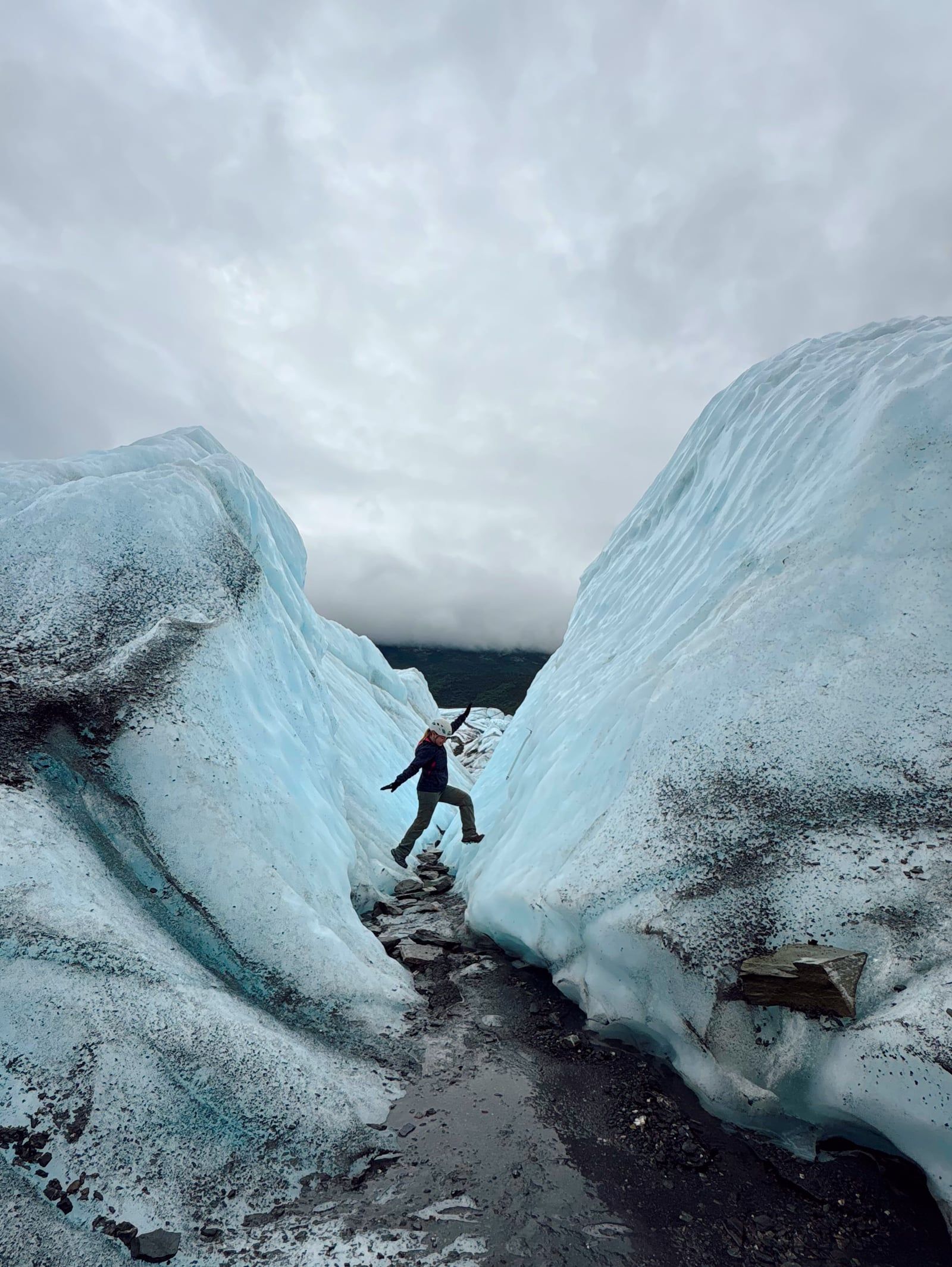 Matanuska Glacier tour visitor photo