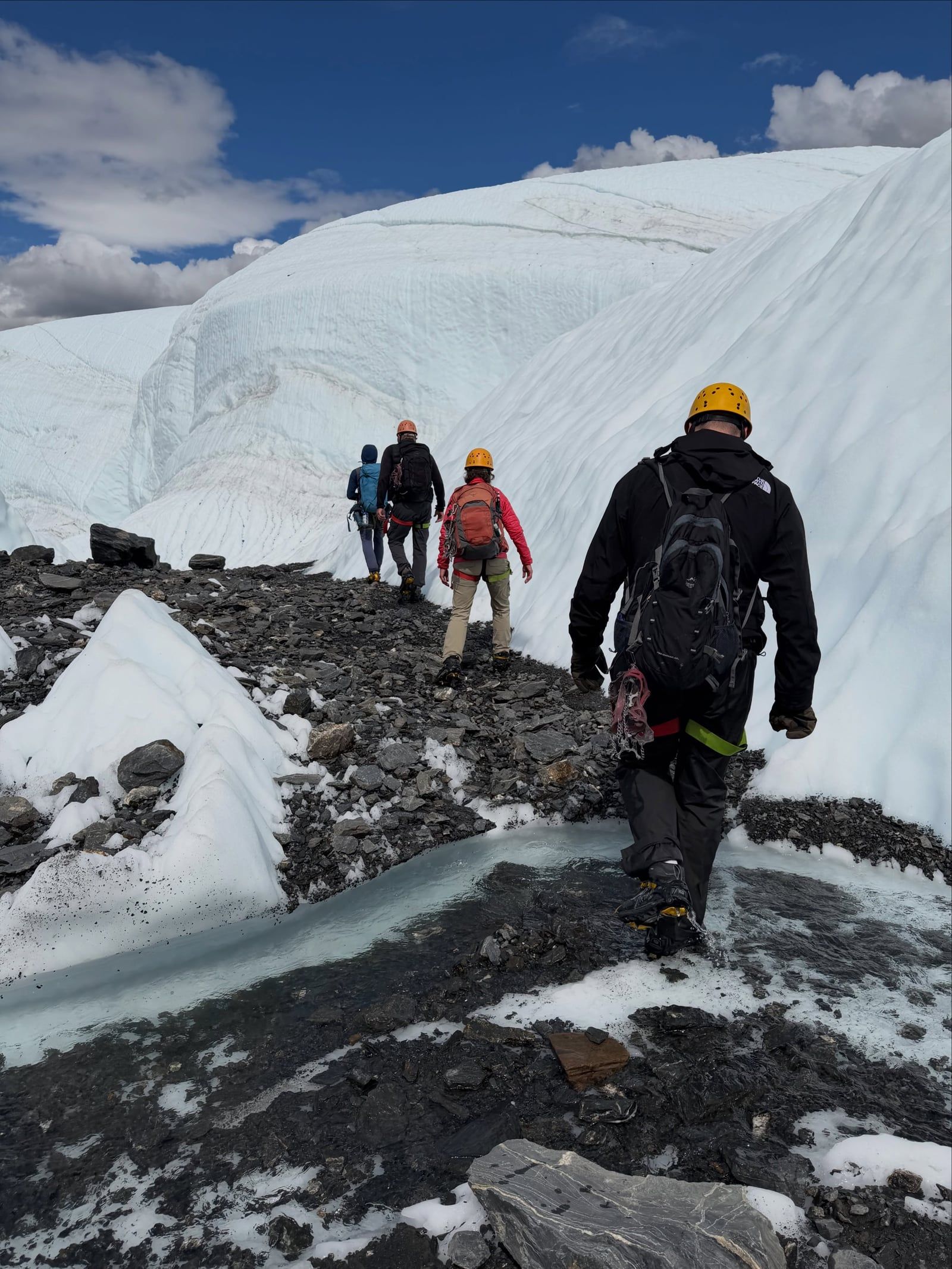 Matanuska Glacier tour visitor photo