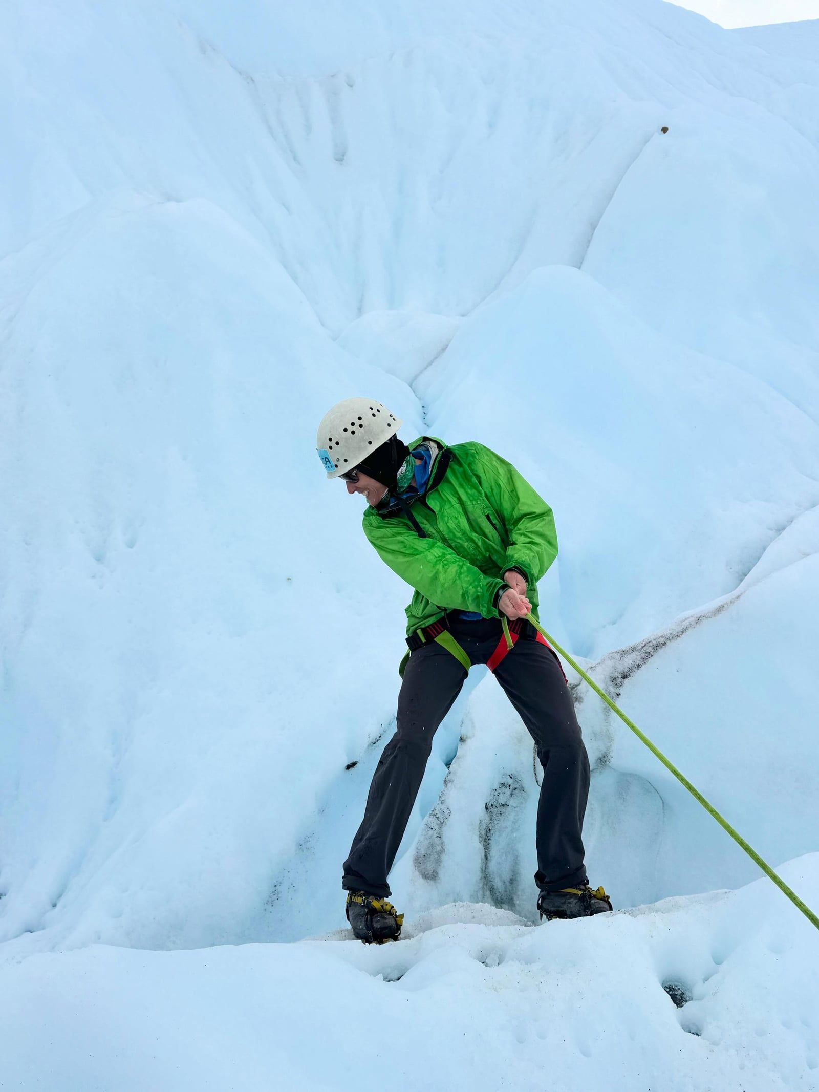 Matanuska Glacier tour visitor photo