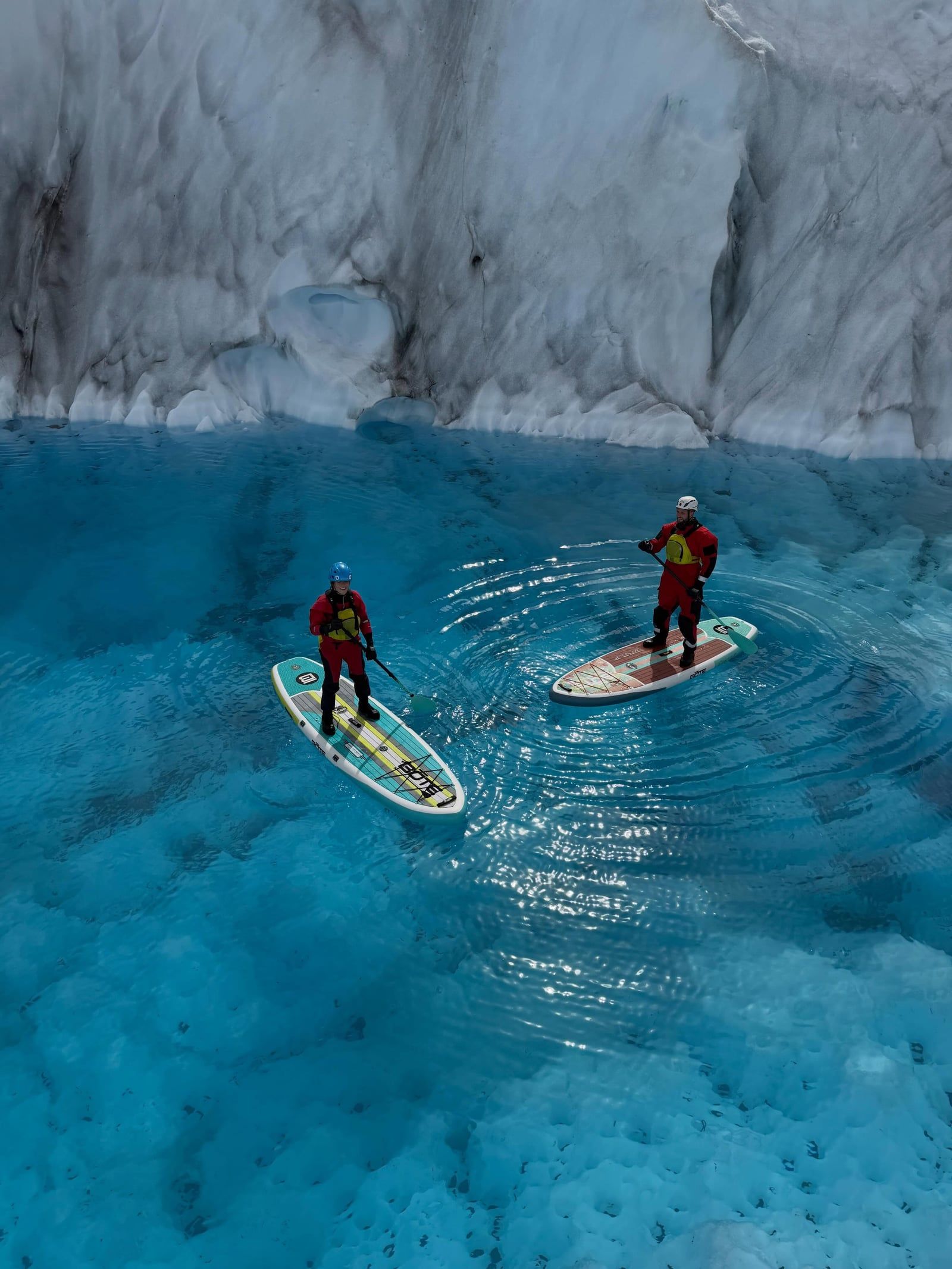 Matanuska Glacier tour visitor photo